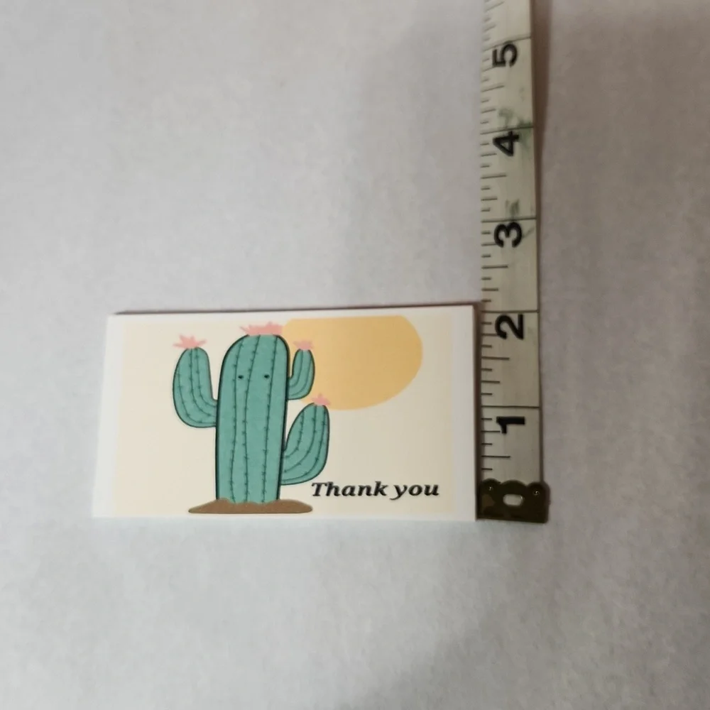 Cactus Business Thank You Card 50 Count
